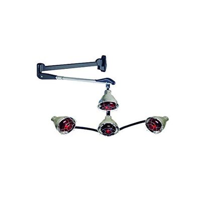 Pibbs QL954A 4-Head Infrared Salon Processing Heat Lamp Wall Arm