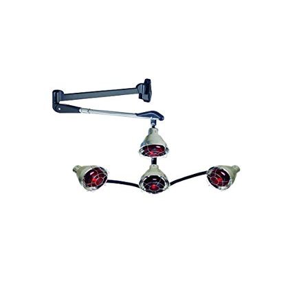 Pibbs QL954A 4-Head Infrared Salon Processing Heat Lamp Wall Arm
