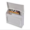 Gibraltar Mailboxes Windsor Small Capacity Rust-Proof Plastic White, Wall-Mount Mailbox, WMH00W04 view 2