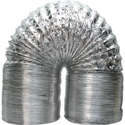 Active Air ACDC825 ACDF12 25-Feet Non-Insulated, 8-Inch Air Duct, 8", Silver