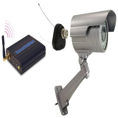 SecurityMan SuperWatch weatherproof color camera for wireless or wired with night vision up to 150ft with adjustable zoom and focus