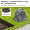 Theater Solutions 2R8G Outdoor Granite 8" Rock 2 Speaker Set for Deck Pool Spa Yard Garden view 2