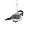Clementine Designs Chickadee Little Bird Ceiling Fan Pull Chain Light Decorative Extension with 6" Gold Accent Chain, 3D Resin Design view 1