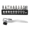 Performance Tool W9127 72-Tooth Mini Ratchet & Bit Set with Chrome Vanadium Steel Construction and 10pc Bits view 1