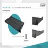 DIGITUS 1U Shelf for Permanent Attachment to cupboards of 19 inches view 3