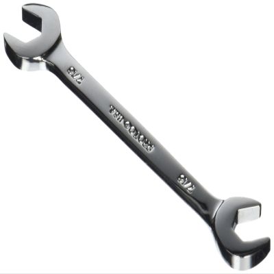Full Polish Angle Open-End Wrench 7/16"