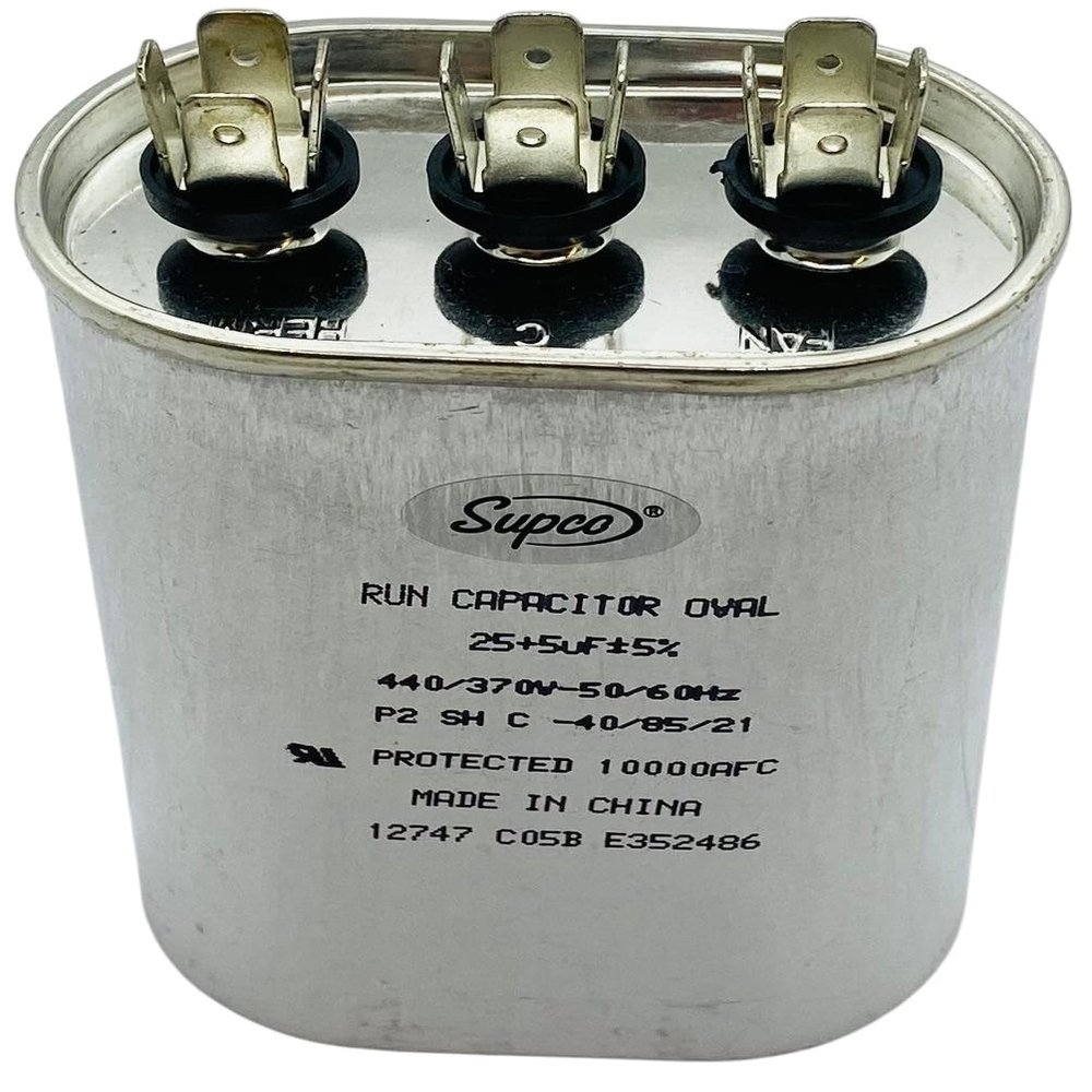 25+5 MFD 440v 440 Volt 50/60 Hz Oval Motor Capacitor for Goodman Rheem Trane Amana Carrier
