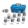 Hamilton Buhl Listening Center, 8 Station Jackbox with Volume, Deluxe Headphones with Carry Case view 1