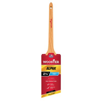 Wooster 4230-2 1/2 Brush 4230-2-1/2 Alpha Thin Angle Sash Paintbrush, 2-1/2-Inch, 2.5 Inch, No Color