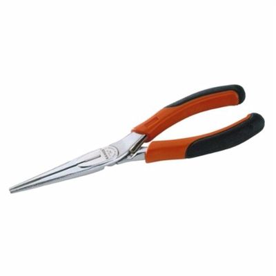 Bahco BH2430 GC-140 IPRU Long-Chrome Plated Ergo Snipe Nose Pliers, Multi-Colour, 140 mm