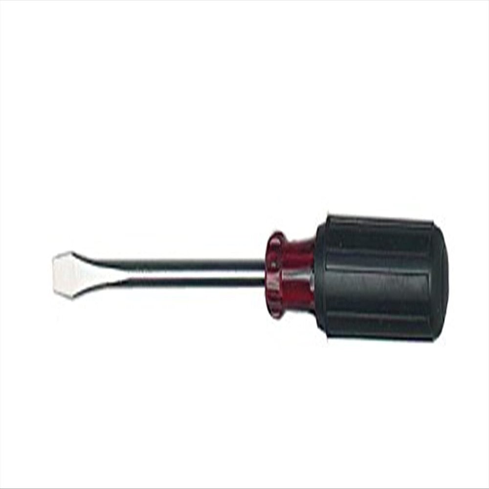 Wright Tool 9153 1/4" Tip Size Cushion Grip Round Shank Screwdriver, 10-1/4" Length