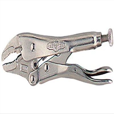 Locking Curved Jaw Plier w/Wire Cutter (VICE-GRIP #7WR) - 7"