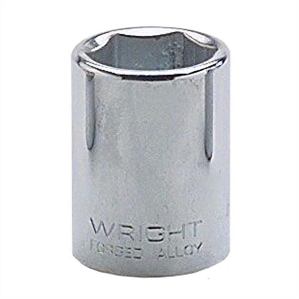 Wright Tool 30-19MM 3/8" Drive 6 Point Standard Metric Socket, 19mm