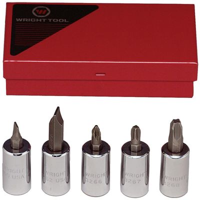 Wright Tool 306 3/8" Drive Screwdriver Set (5-Piece)