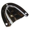 Perko Clam Shell Ventilator - Chrome Plated Brass - 4" x 3-3/4" view 1