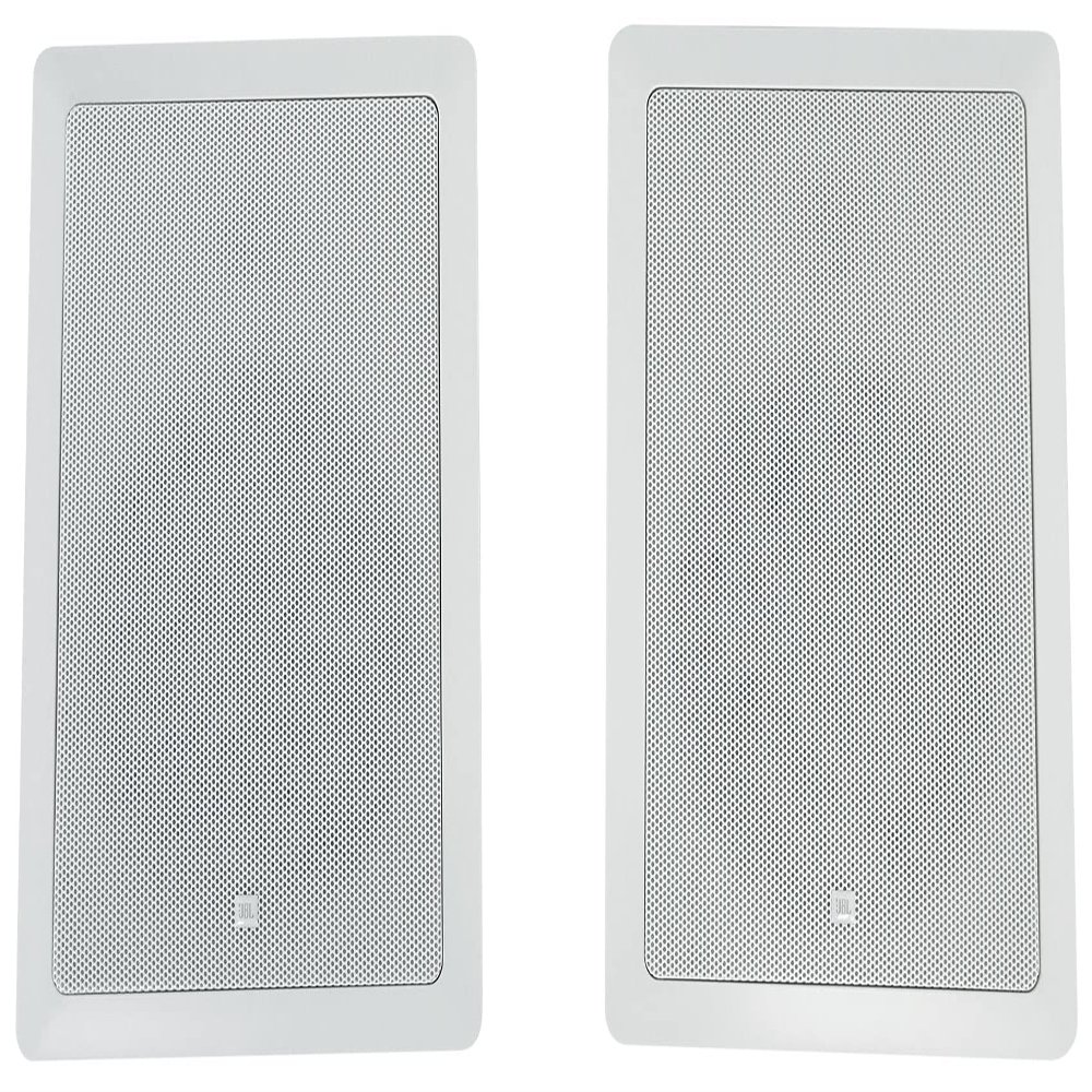 JBL Professional Control 128W Premium In-Wall Loudspeaker, Sold as Pair, white