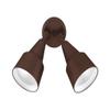 NICOR Lighting 300W Bronze Double Cone Adjustable Security Flood Light (11128) view 1