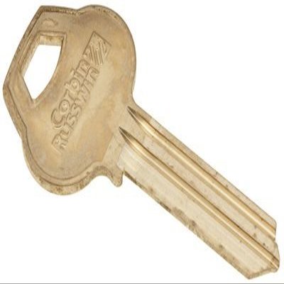 Corbin Russwin Key Blank, Brass, 59A1-6PIN, Sold Each