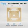 ICC 2-Gang Surface Mount Back Box, Raceway Compatible, Ivory, 1-Pack view 2