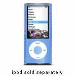 iLuv Hard Shell Case with Aluminum Front for iPod nano 5G (Blue)