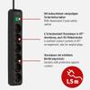 Brennenstuhl - Eco-Line Power Strip with Switch - 6 sockets - 1.5 m Black view 2
