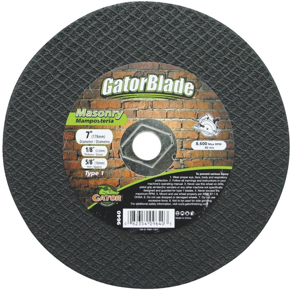 Masonry Wheel 7x1/8x5/8