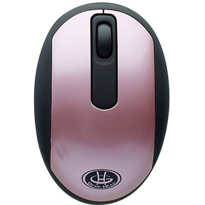 Gear Head 3 Button Optical Uni Retractable Mouse Pink/Black USB
