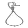 T&S Brass B-0605 Wall Mount Vacuum Breaker Stainless Steel Hose Self-Closing Hook Nozzle Pot Filler, Silver view 2