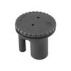 Perko Combination Deck Fill Tank Vent Gas Fill W/Vent, Straight, Black view 1