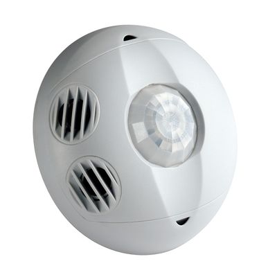 Leviton Ceiling Mount Occupancy Sensor, Multi-Technology, 180 Degree, 500 sq. ft. Coverage, Self-Adjusting, OSC05-M0W, White