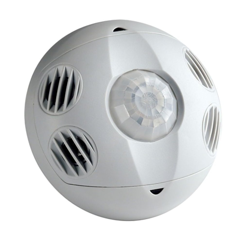 Leviton Multi-Technology Ceiling Mount Occupancy Sensor, 24VDC, 35mA; 2000SF Field-of-View, OSC20-M0W, White