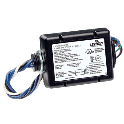 Leviton Occupancy Sensor Power Pack, 15 amp, OSP15-R30, Black
