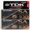 TDK SA100 High Bias IECII/TYPEII 2 pack Cassette Tapes view 1
