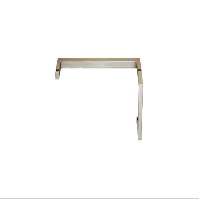C.R. Laurence SQ6X18BN CRL Brushed Nickel SQ Series Combination 6" Pull Handle 18" Towel Bar