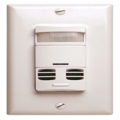 Preserve Cooper Controls OSW-DT-0601-MV-W Greengate 120-277-Volt Dual Tech-PIR Wall Switch Sensor, with Neutral Wire, White Finish