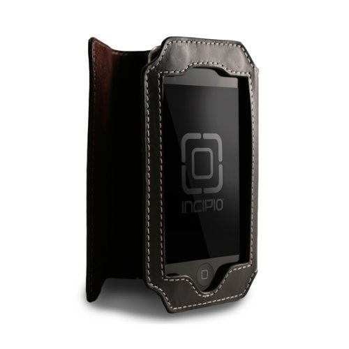 Incipio Kickstand Leather Case for iPod Touch 2G, 3G (Black)