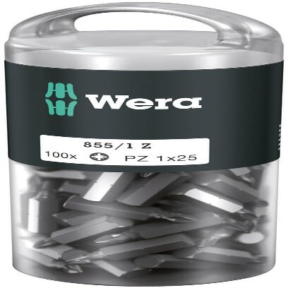 855/1 Z PZ 1 X 25 MM DIY-BOX POZIDRIV-BITS (100 pcs)