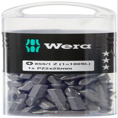 855/1 Z PZ 2 X 25 MM DIY-BOX POZIDRIV-BITS (100 pcs)
