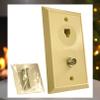$19.90/20p R.J. Enterprises- Coaxial and Telephone Wall Plate for TV & Phone Wall Plate (20p/per Bag) view 3