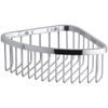 KOHLER 1896-S Corner Shower Basket, Medium, Corrosion Resistant, Mounting Hardware Included, Durable, Polished Stainless Steel view 1