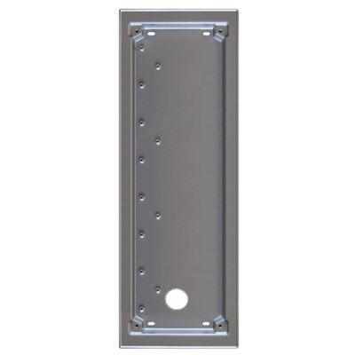 Alpha Communications APG4T Surface Back Box, Titanium (for Modular Door Stations) 4H X 1W; Requires MT4W Series Frame; Built-in Stand-Offs; Allows for Easy and Neat System Wiring