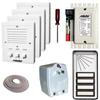 Alpha Communications IK543/4S 4-Unit Apartment Entry Intercom Kit with Wired Connection; Exceptional Voice Fidelity; Simple Loop Wiring; Easy Installation view 1