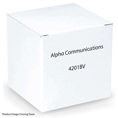 Alpha Communications 4201B/V Standard Anti-Vandal Remote Station; for Indoor/Outdoor Use; Metal Call Button; Heavy-Duty Speaker; Mounts into Standard Electrical Boxes