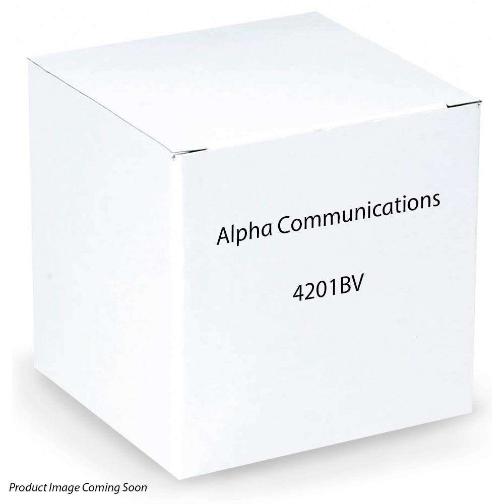Alpha Communications 4201B/V Standard Anti-Vandal Remote Station; for Indoor/Outdoor Use; Metal Call Button; Heavy-Duty Speaker; Mounts into Standard Electrical Boxes