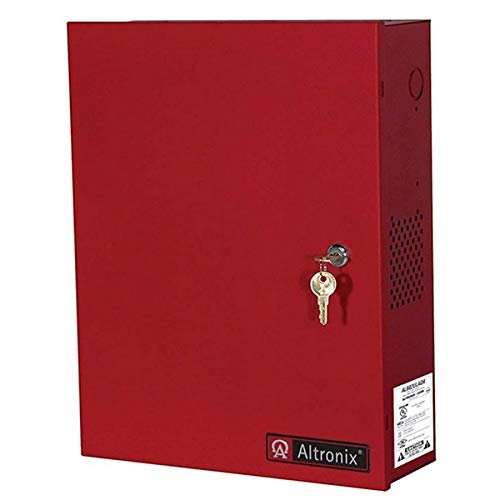 ALTRONIX AL1024ULXPD4R 10 AMP 24VAC UL LISTED LARGE RED CABINET W/PD4