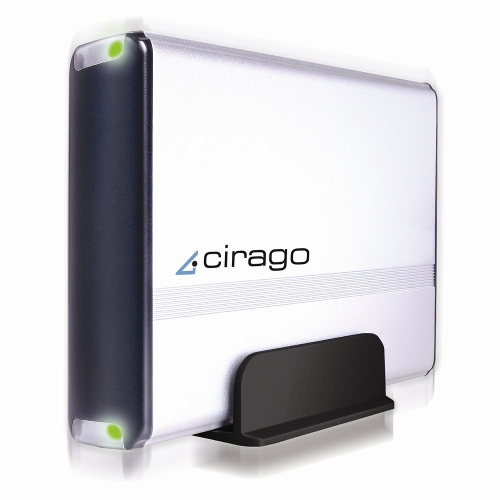 Cirago 640 GB USB 2.0 Portable External Hard Drive CST4640 (Silver)