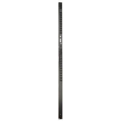 Tripp Lite Monitored PDU, 20A, 24 Outlets (20-C13, 4-C19), 200-240V, C20/L6-20P, 0U Vertical Rack-Mount Power, TAA (PDUMNV20HV)