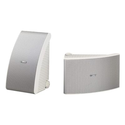 YAMAHA NS-AW392WH 120 Watt 5.5-Inch Cone All-Weather Speakers (1 Pair, White)