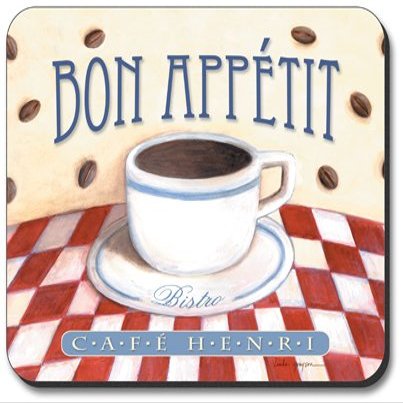 Art Plates Bon Appetit Brand Mouse Pad