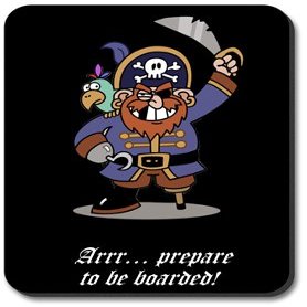 Art Plates Peg Leg Brand Mouse Pad